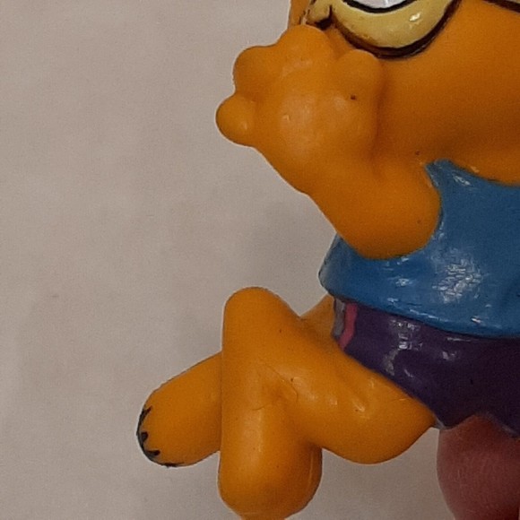Lot of Vintage Garfield the Cat PVC Toy Figures 1978/1981 Scooters Odie - Picture 12 of 14